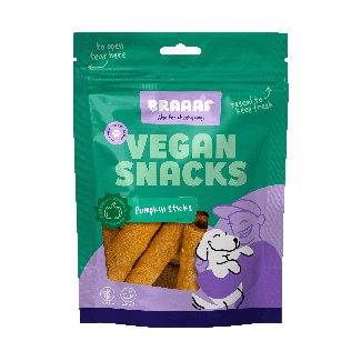 Braaaf Vegan Snack Pompoen Stick - 6 cm