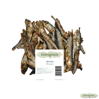 Sprotjes in verpakking – natuurlijke vissnack hond