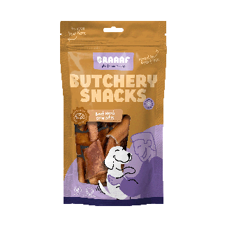 Braaaf Butchery Snacks Runderkophuid stukjes 150 g