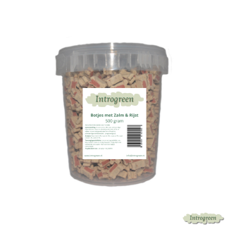Emmertje Botjes met Zalm & Rijst 500 gram 
