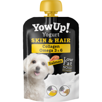 YowUp! Yogurt Dogs Salmon Skin & Hair - 10 x 120 g