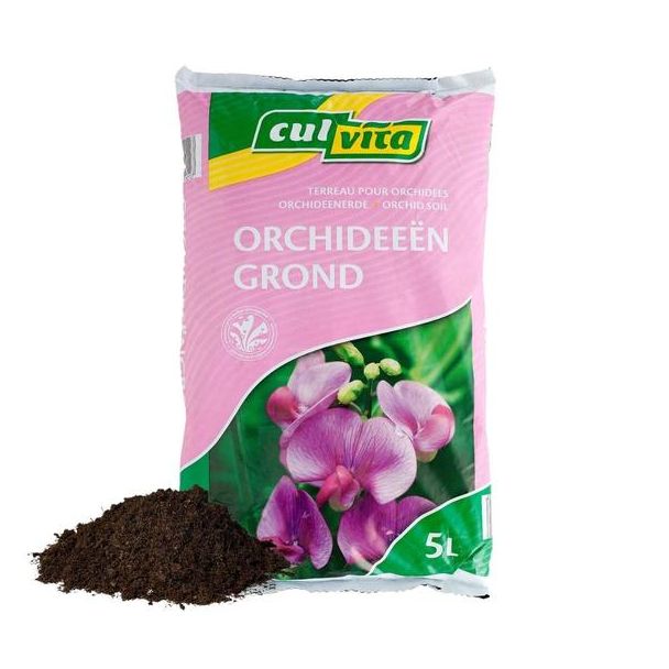 Culvita - Orchidee grond 5 liter - potgrond geschikt voor Orchidee