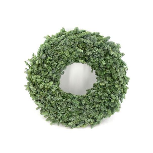 De Nobilis Krans Ø60cm, Donkergroene Naalden, Natuurlijke Uitstraling, Kerstkrans, Feestdagen