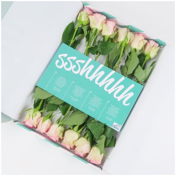 Roze Rozen Brievenbusboeket – Sweet Roses