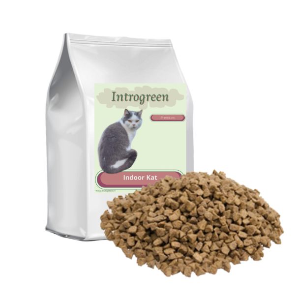 Premium Kat Indoor: Hoogwaardige Voeding voor Binnenhuis Levende Katten van Alle Rassen  2 - 10 Kg
