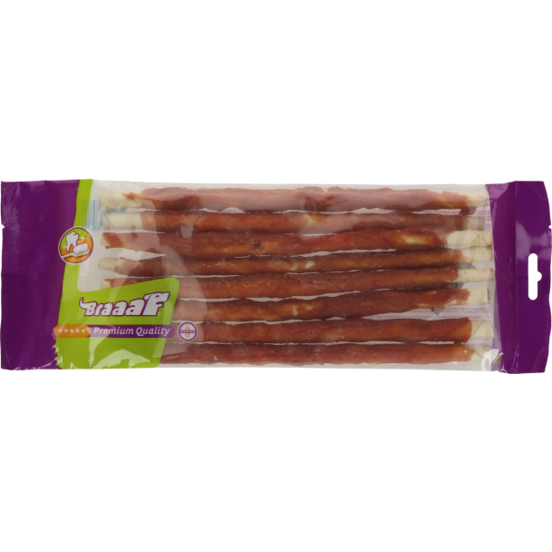 Braaaf Rawhide Twister Eend (8 st.) - 25 cm