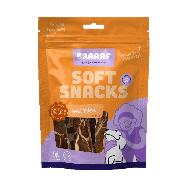 Braaaf Soft Snack Filet - Rund & Vis