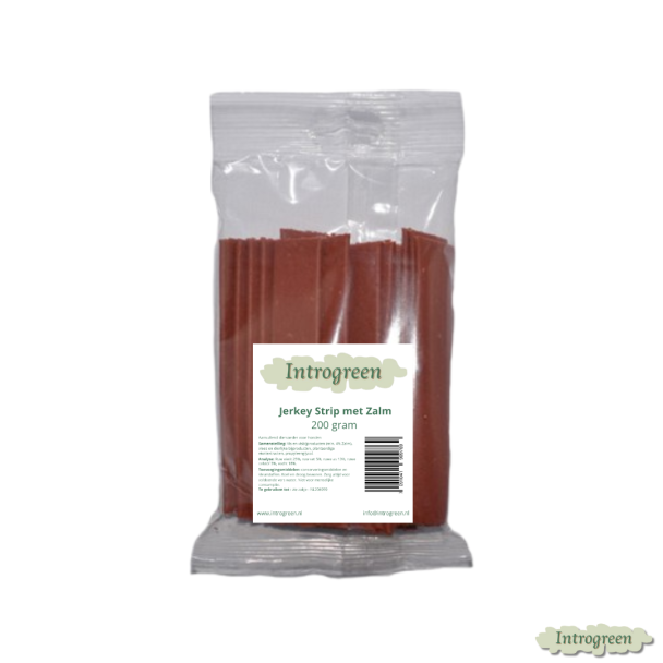Jerkey Strip met Zalm 200 gram hondensnack