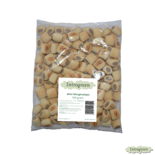 Mini Mergkoekjes 500 gram hondensnack