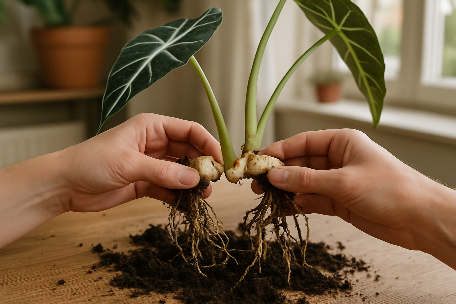 Alocasia stekken: Zo doe je dat