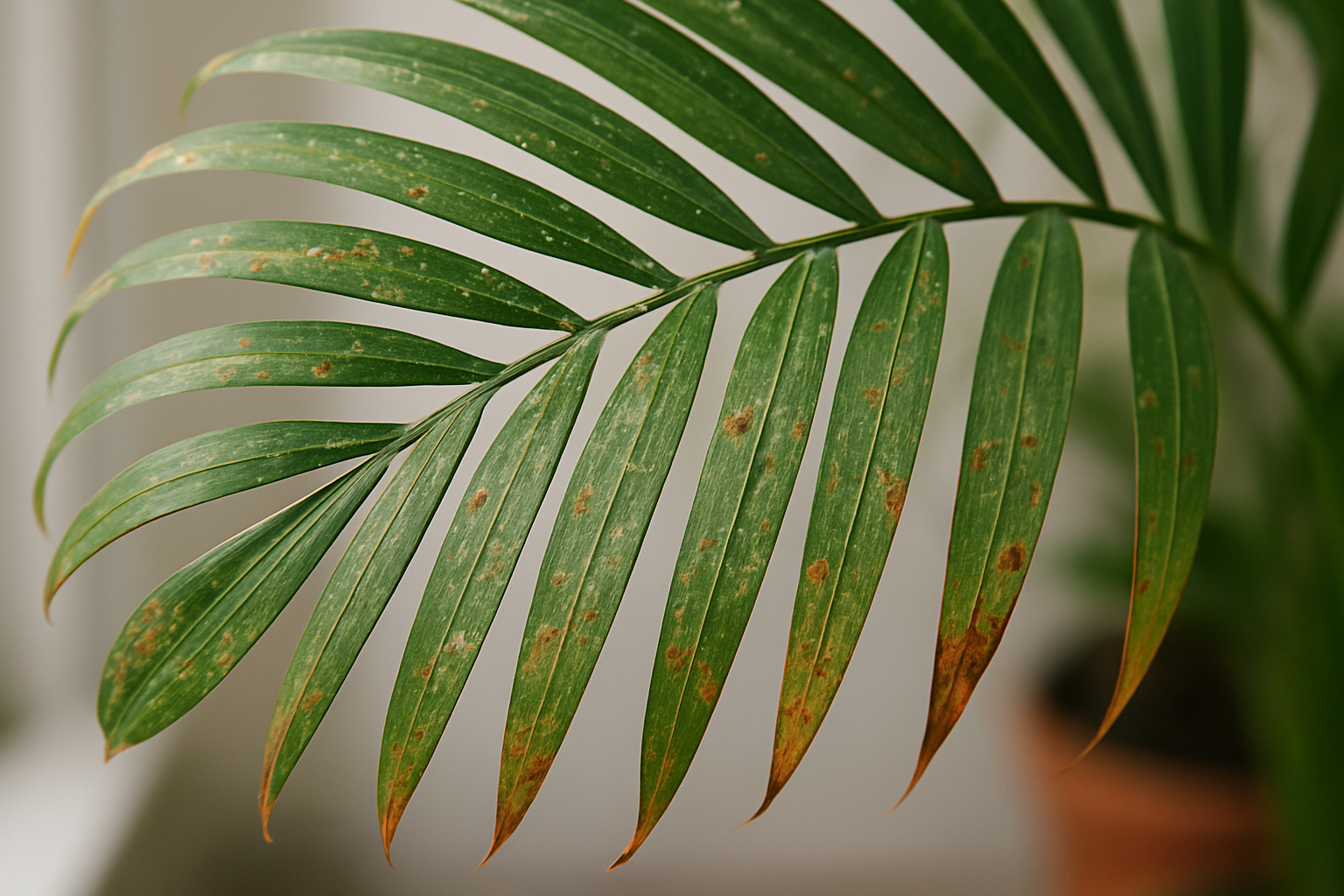 Areca palm: plagen herkennen en behandelen