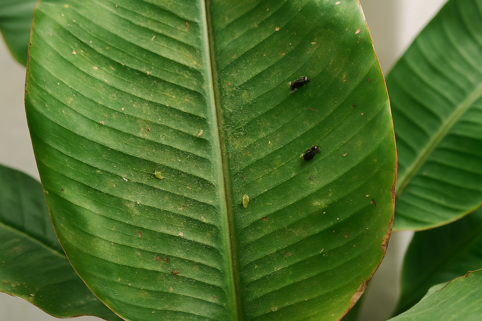 Plagen bij de bananenplant: herkennen en beperken