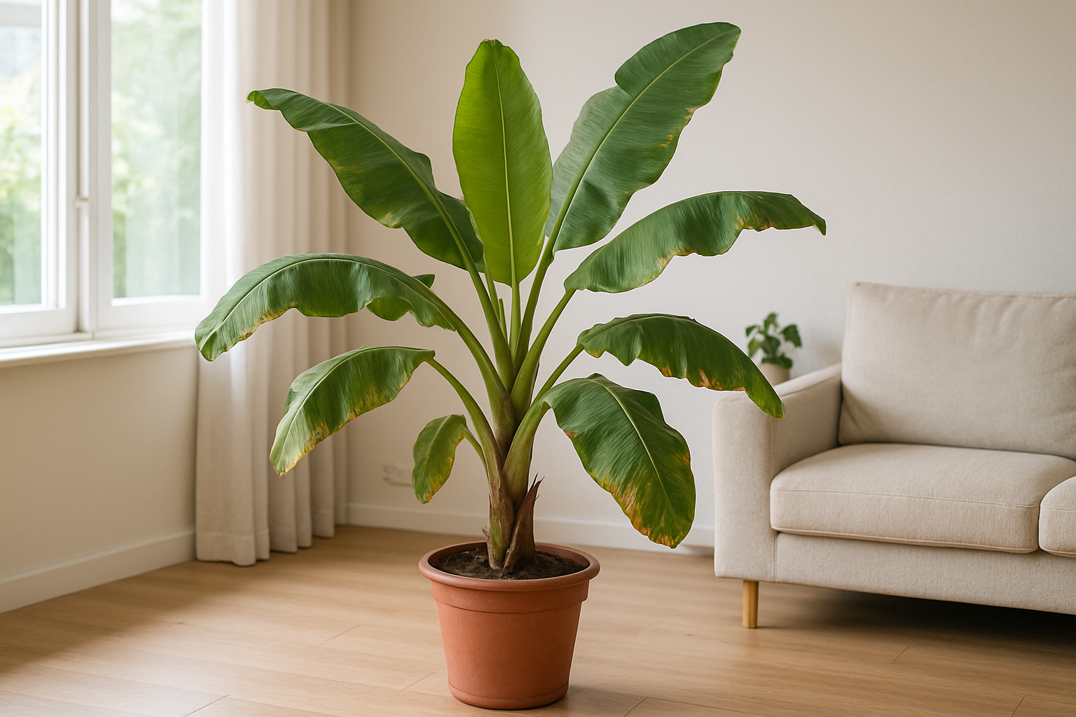 Bananenplant: verzorging, problemen en soorten