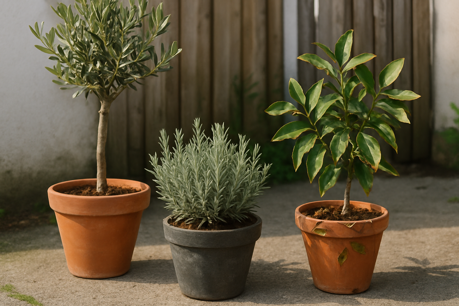 Voorbeelden van bruine bladeren bij tuinplanten