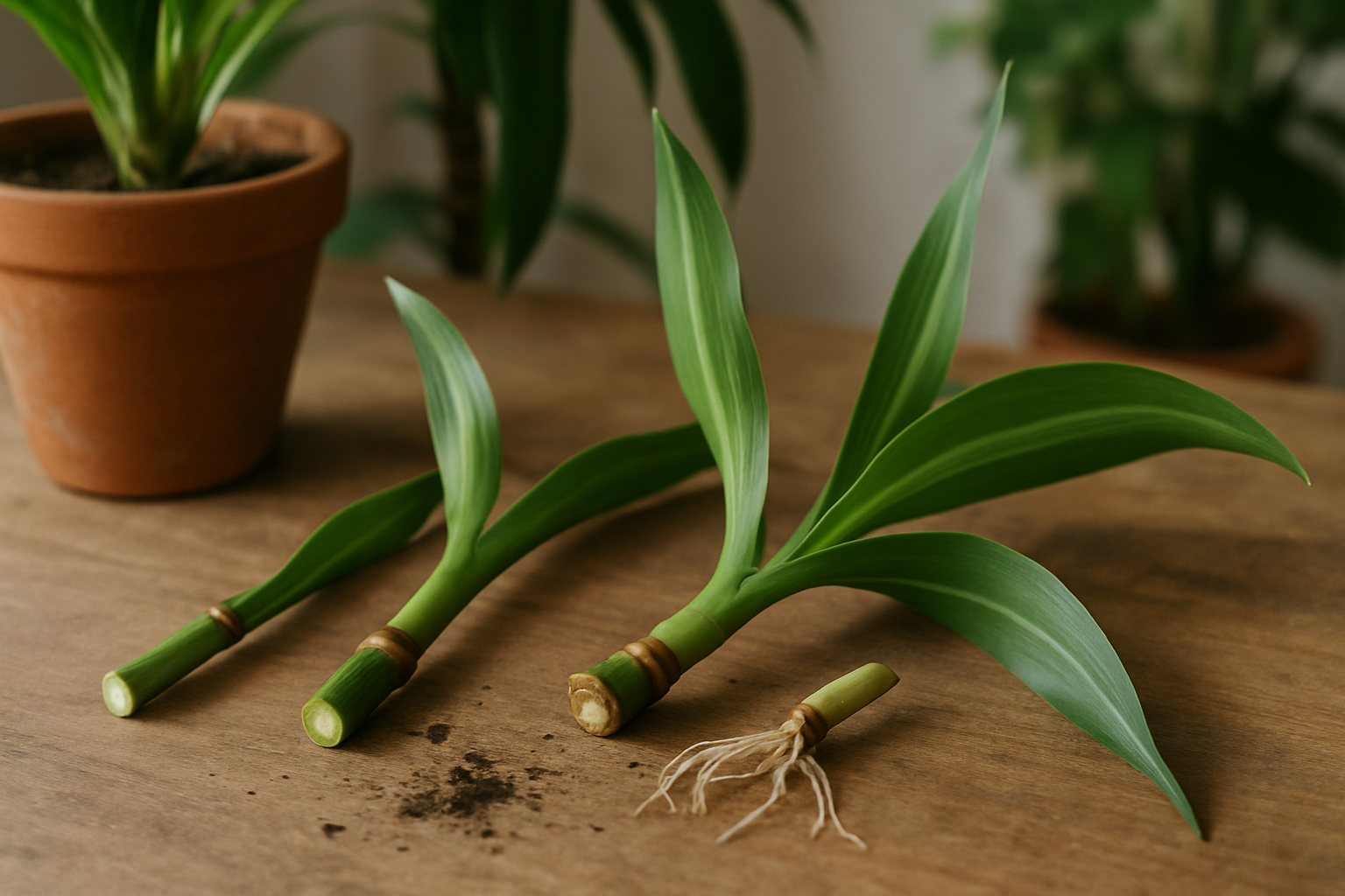 Dracaena stekken en vermeerderen