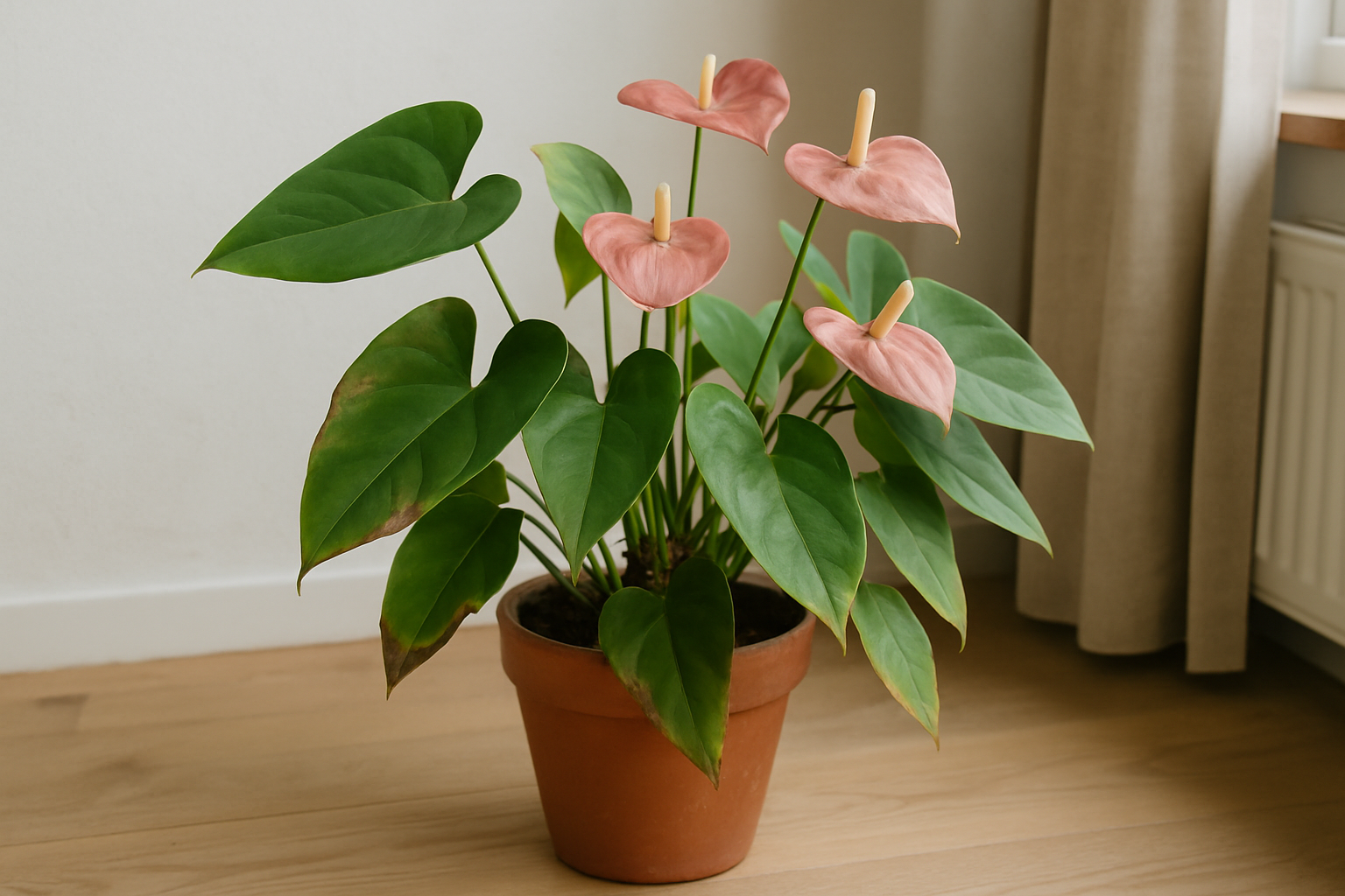 Flamingoplant problemen: Herkennen & oplossen