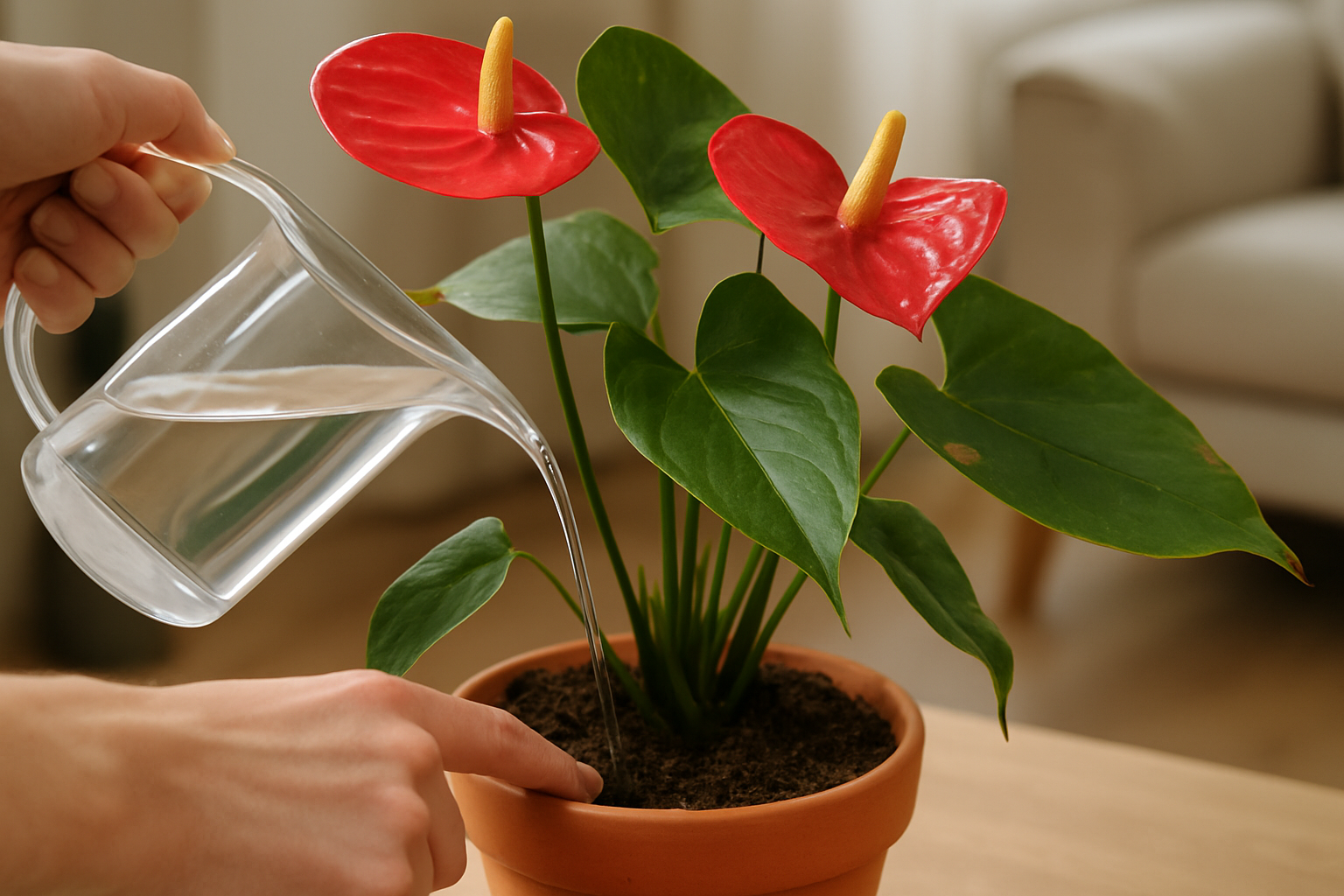 Flamingoplant verzorgen: Praktische tips