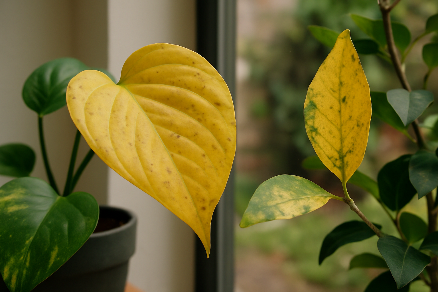 Gele bladeren bij planten: wat nu?