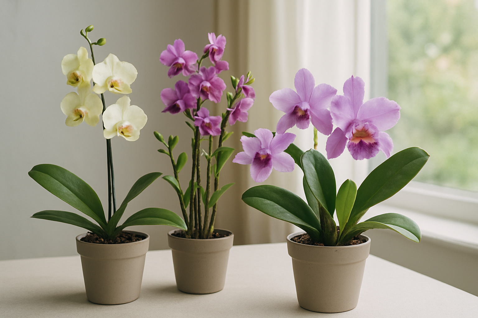 Populaire soorten kamerorchideeën