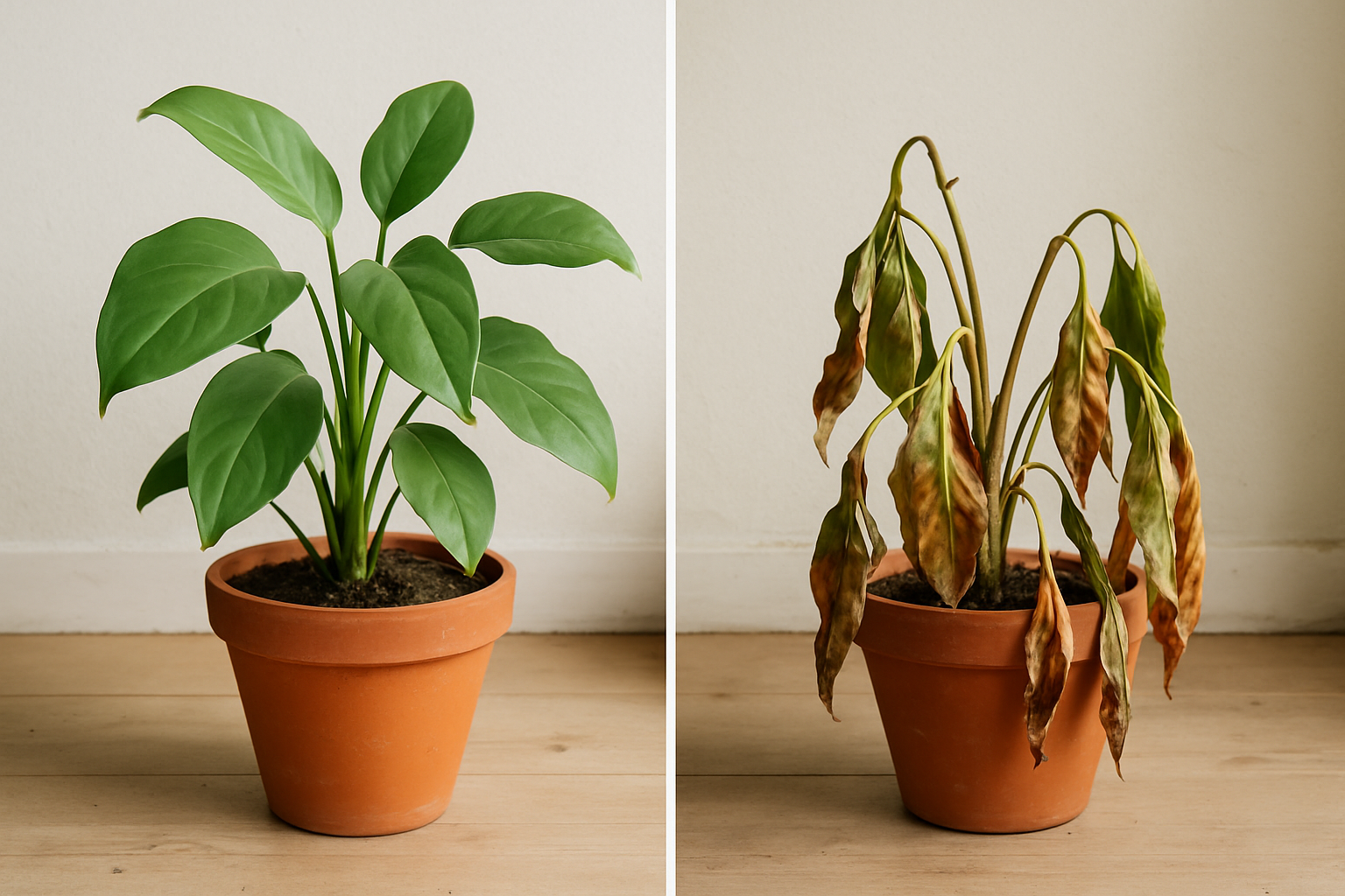 Wanneer moet je je zorgen maken om plantstress?