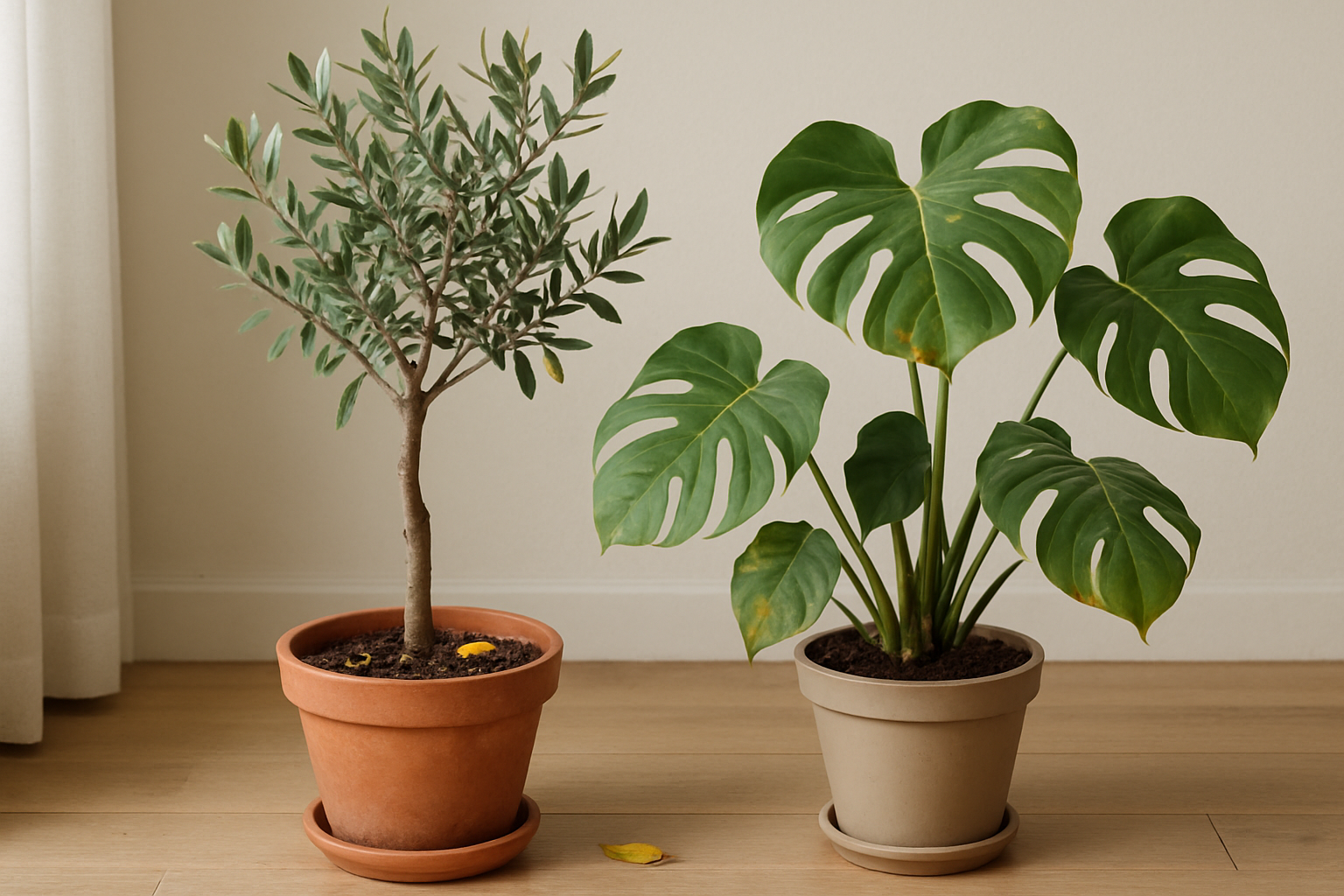 Plantstress na verplaatsen of verpotten