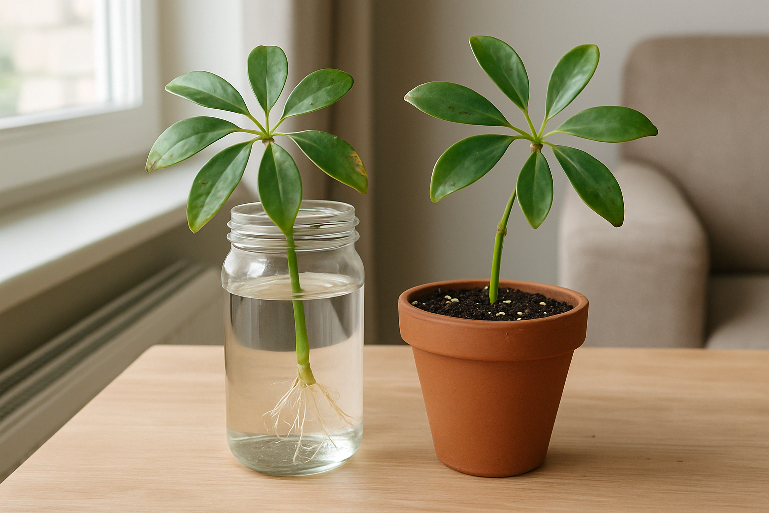 Schefflera vermeerderen: Stekken en tips