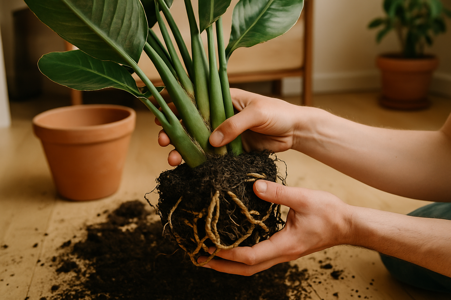 Strelitzia stekken & vermeerderen in huis