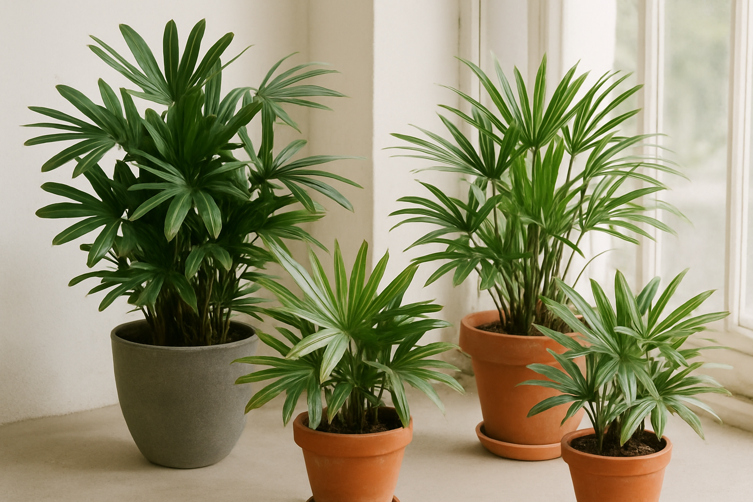 Vingerpalm: soorten en variëteiten