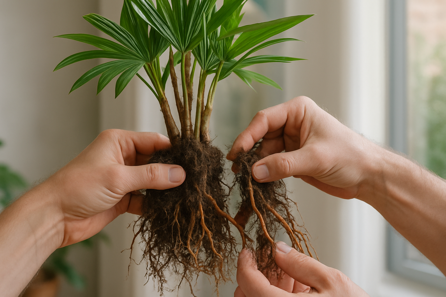 Vingerpalm vermeerderen