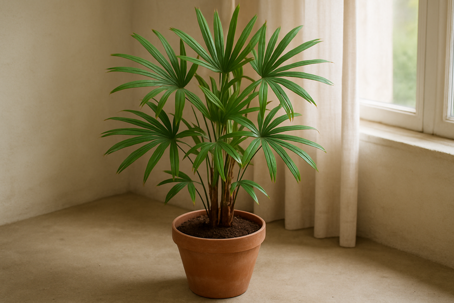 Vingerpalm: verzorging, problemen en soorten