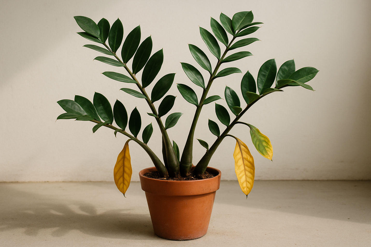 Zamioculcas problemen herkennen & oplossen